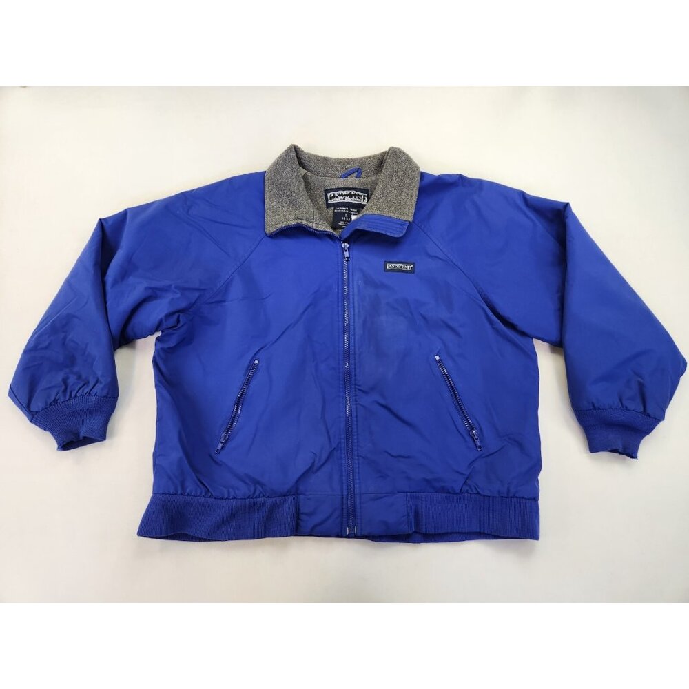 VTG Lands End Women L Polartec Outdoor Gorpcore Field Coat Barn Chore Utility